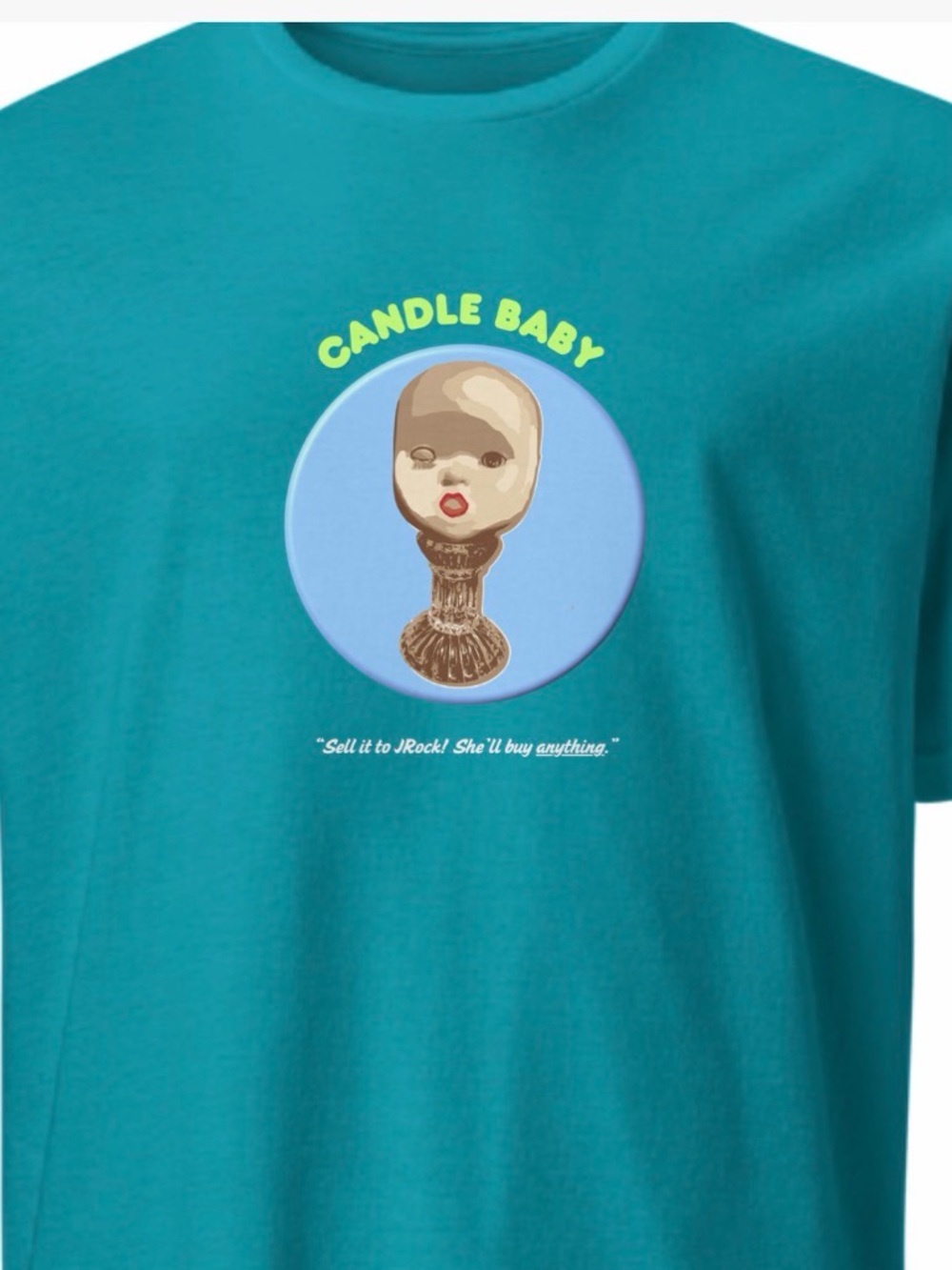 Graphic Teal Short Sleeve Tee (IYKYK)